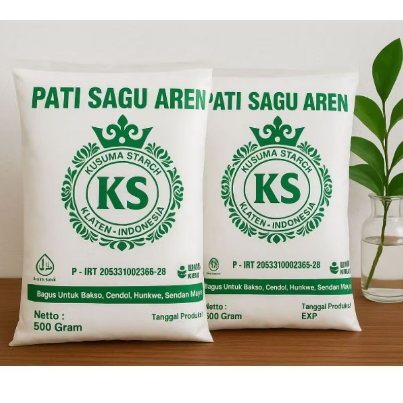 

1KG Tepung Sagu Murni Merk Kusuma (Sago Starch)