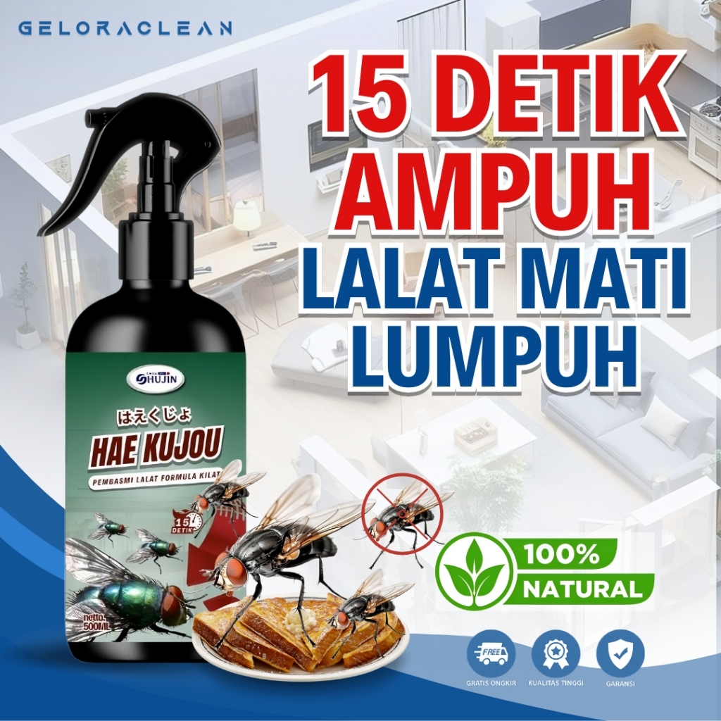 Pembasmi lalat HAE KUJOU SHUJIN racun laler aromatic spray anti lalat ampuh japan pengusir laler