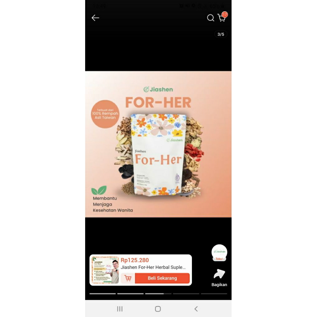 

JiaShen For Her Herbal Traditional Chinese Medicine TCM Suplemen Program Hamil Promil