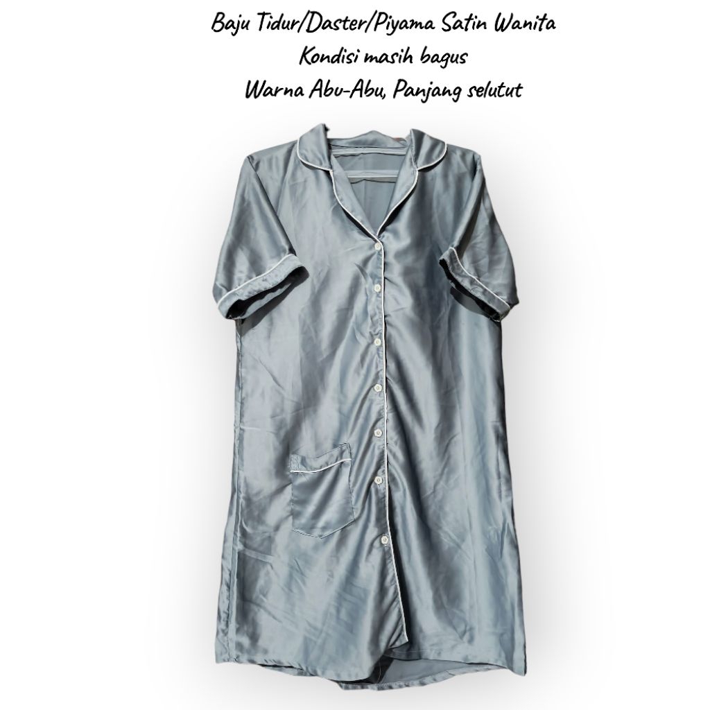 PRELOVED/SECOND/BAJU/TIDUR/WANITA/DASTER/PIYAMA/SATIN