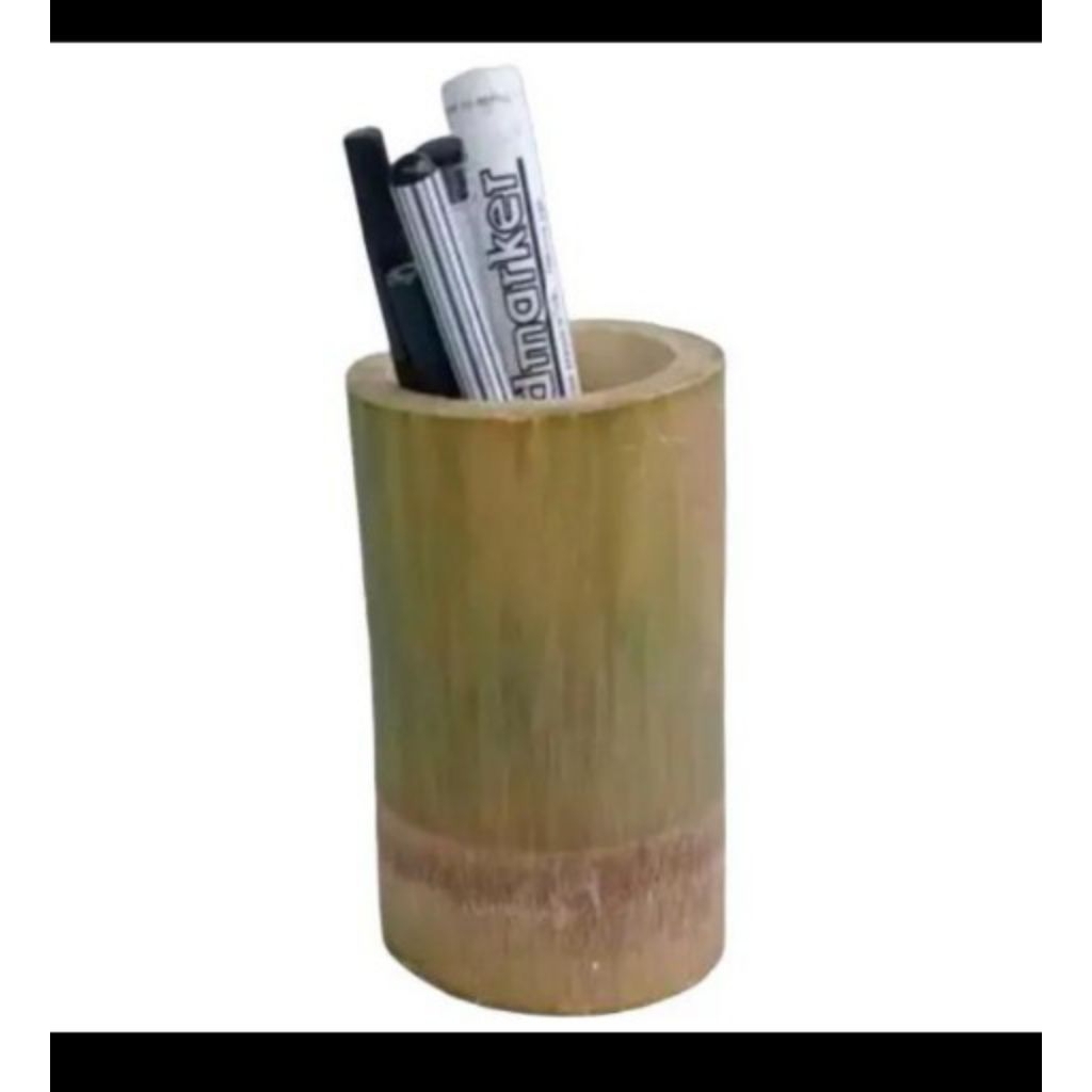

Tempat Pensil Bahan Bambu Natural Siap Pakai