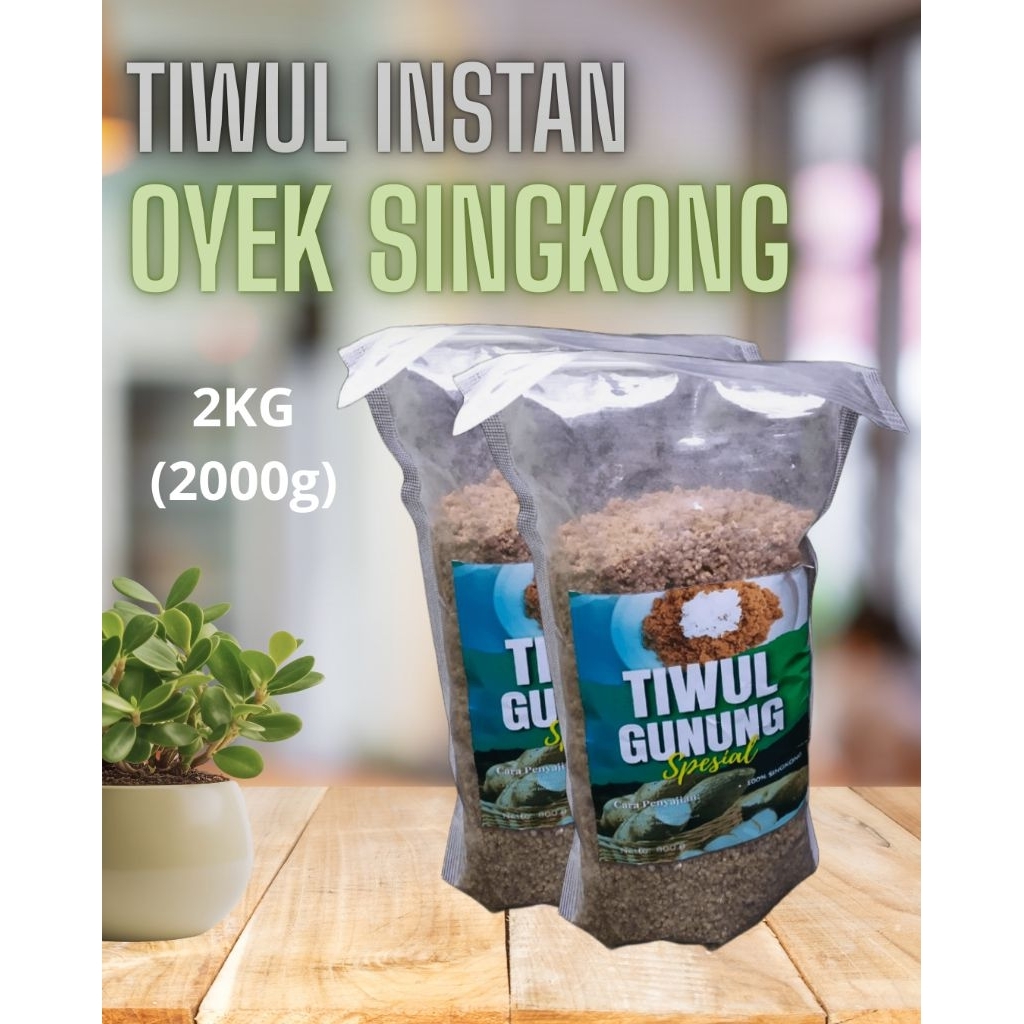 

[2KG]–OYEK/TIWUL INSTANT| MAKANAN TRADISIONAL JAWA/RENDAH KALORI/UNTUK DIET