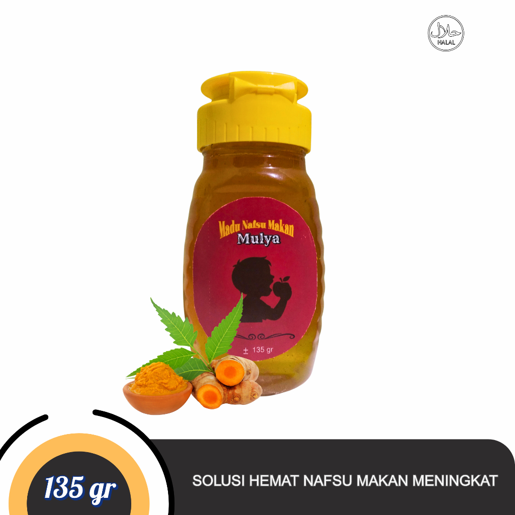 

Madu Nafsu Makan 135 gr – Madu Herbal Temulawak Untuk Anak & Dewasa – Penambah Nafsu Makan, Penambah Berat Badan, Suplemen Herbal Nafsu Makan Alami, Madu Sehat Pencernaan, Vitamin Nafsu Makan Anak Alami