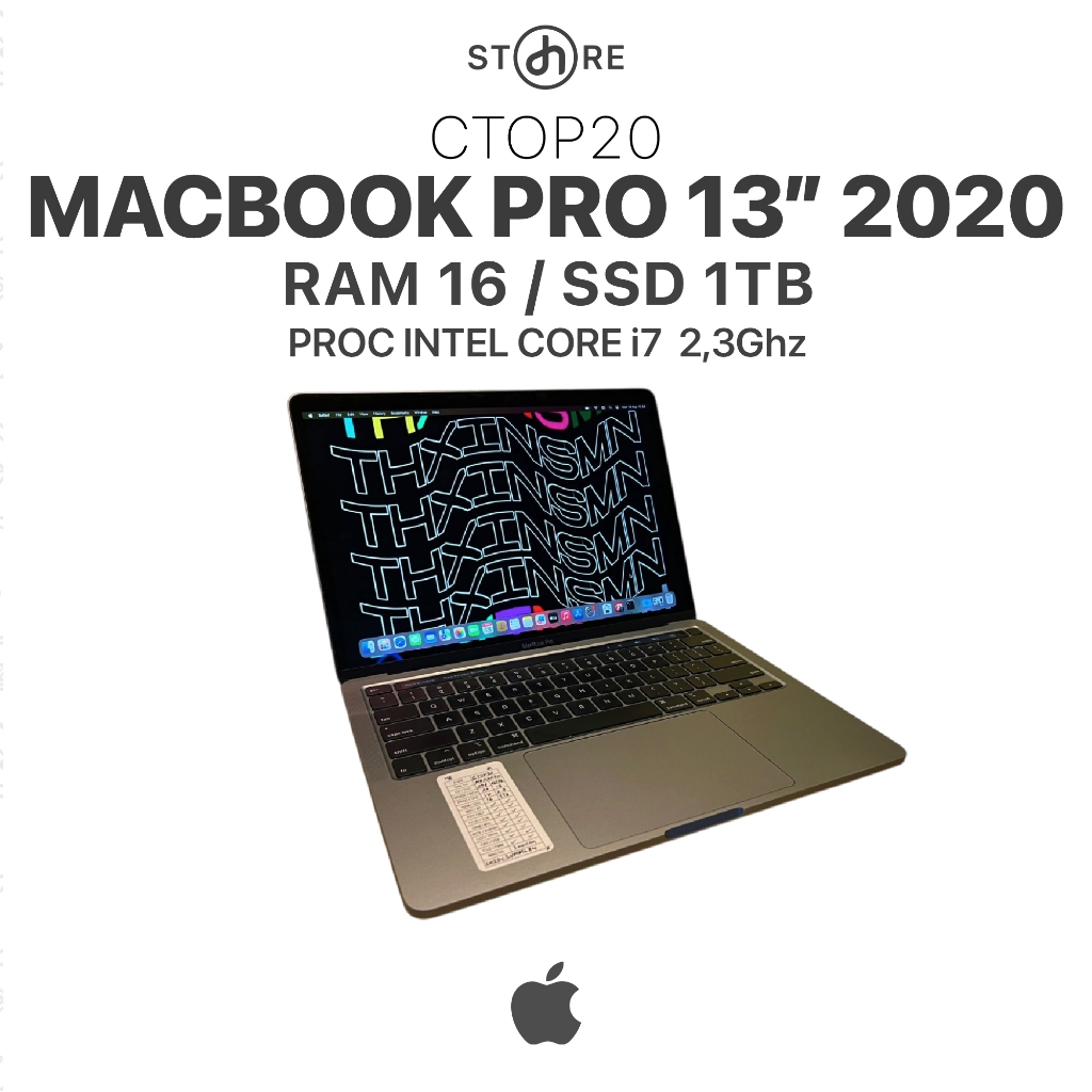 Second , Macbook Pro 2020 13" , 16/1TB , Grey , CTOP20