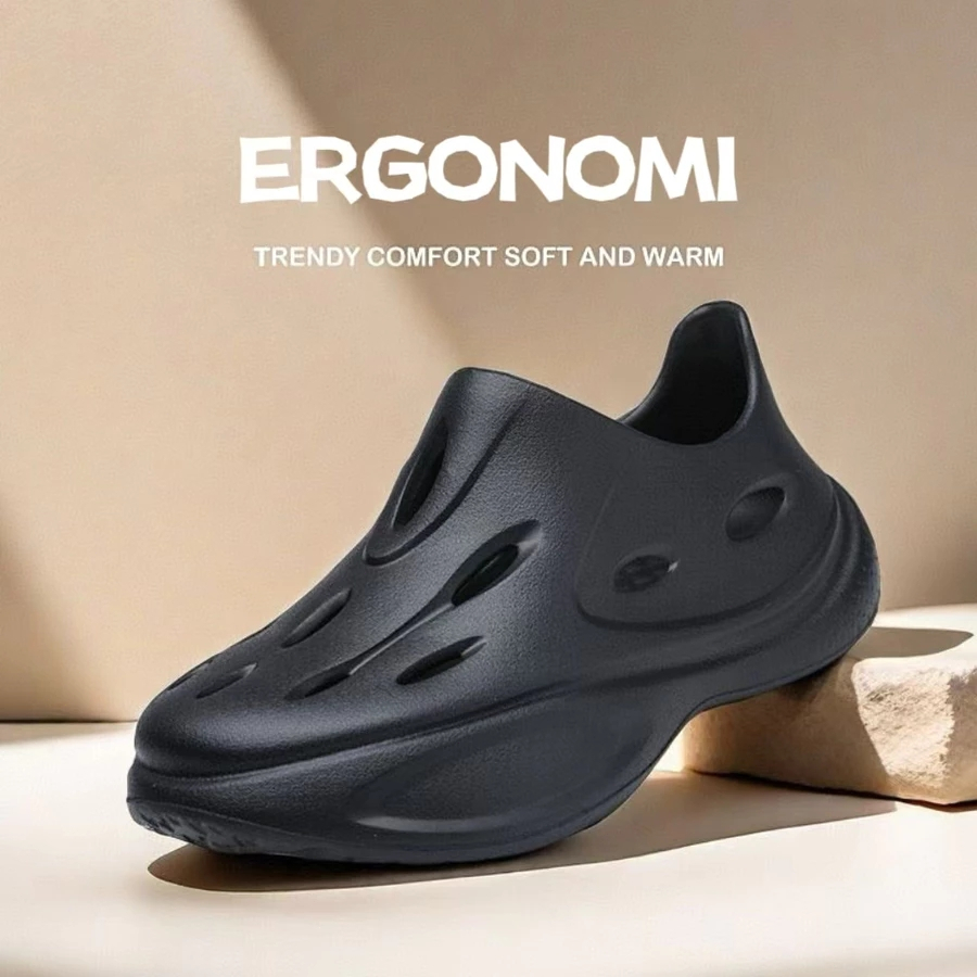 Sepatu pria,sandal pria，sandal pantai,dasar lembut dan tahan aus,Eva 40-45 Sendal Karet