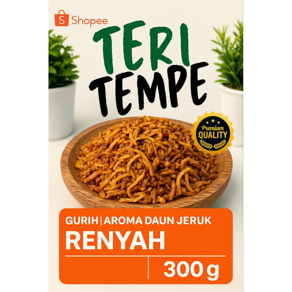 

TERI TEMPE BALADO DAUN JERUK (300gr) - DAPOER MAMA ARQIYA