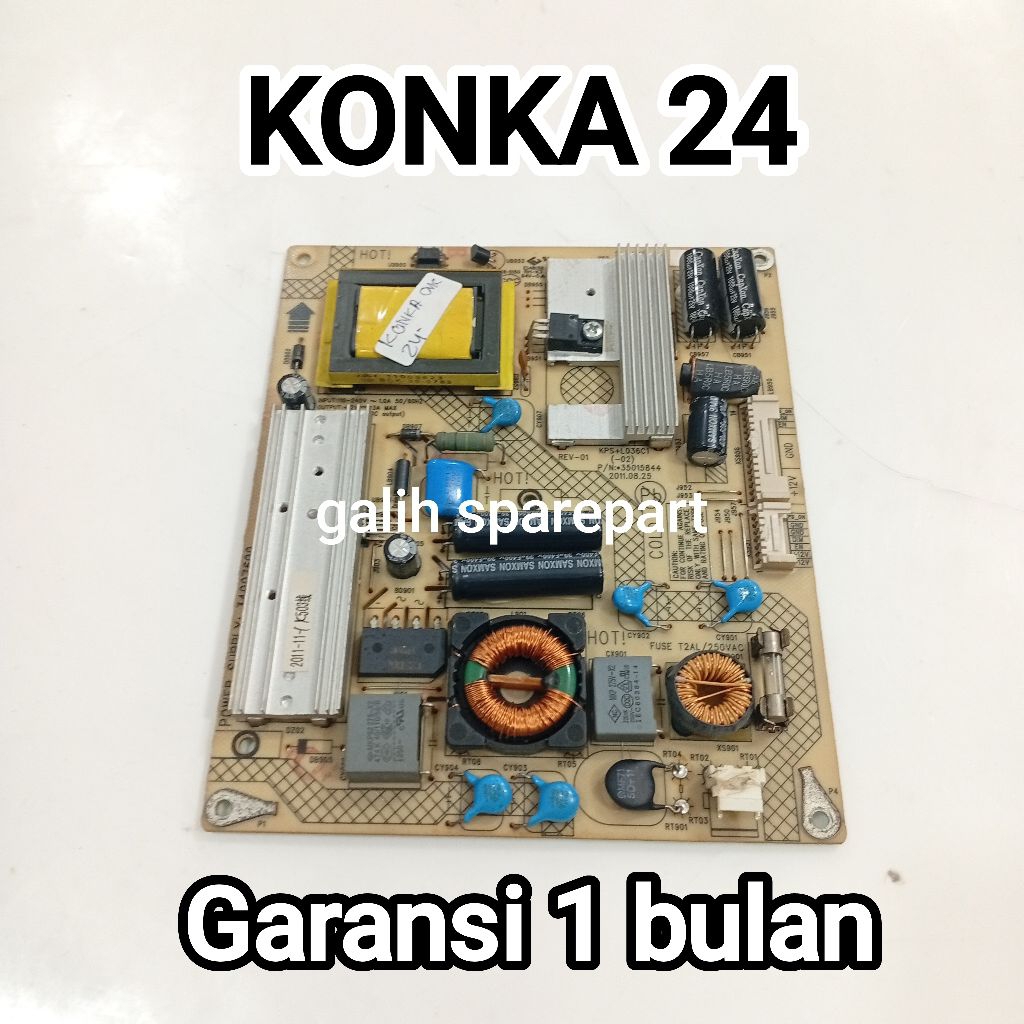 MESIN TV / POWER SUPPLY TV KONKA 24 PSU - POWER SUPPLY TV KONKA