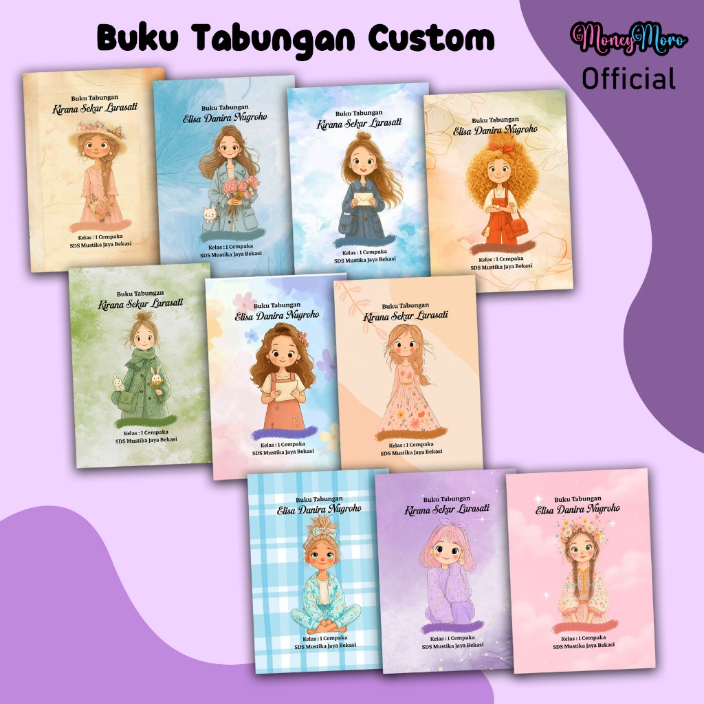 

Moneymoro Buku Tabungan Custom Desain 191-200