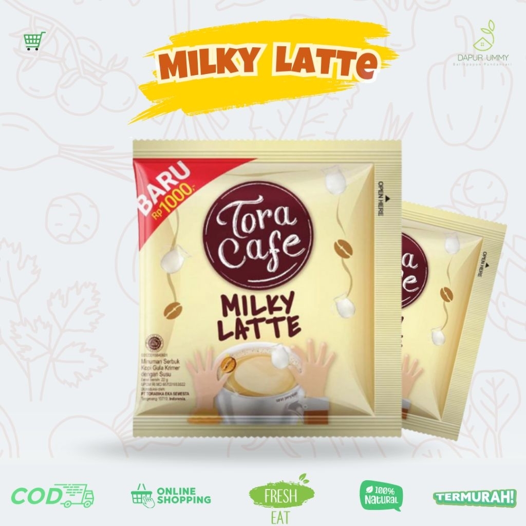 

TORACAFE • Milky Latte 20gr • 10 Sachet