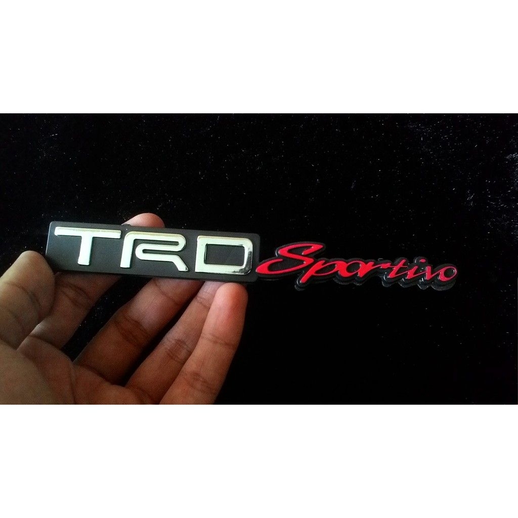 Trd Sportivo akrilik / emblem mobil trd Sportivo/ trd sprtivo emblem