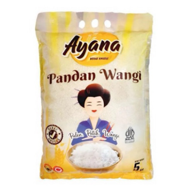 

Beras Ayana Pandan Wangi 5 Kg