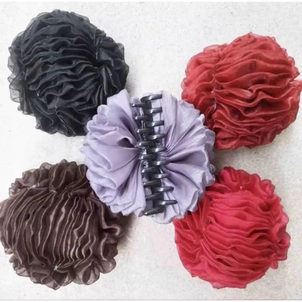 ENRORA - Jepit Cepol Sanggul Tile, Jepit Hijab Anti Pusing Aksesoris Rambut Wanita Elegan