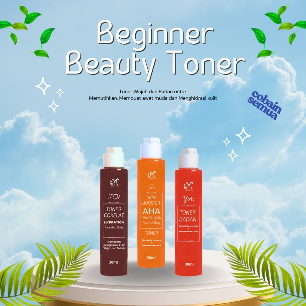 

Toner wajah dan Badan AHA DNA Salmon hydrasi Red Jelly viral 30ml BPOM