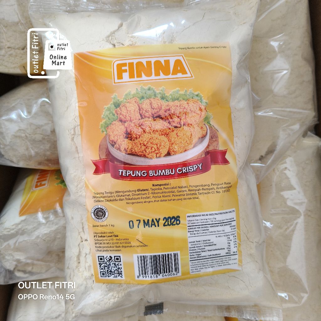 

[1kg] FINNA Tepung Bumbu Crispy