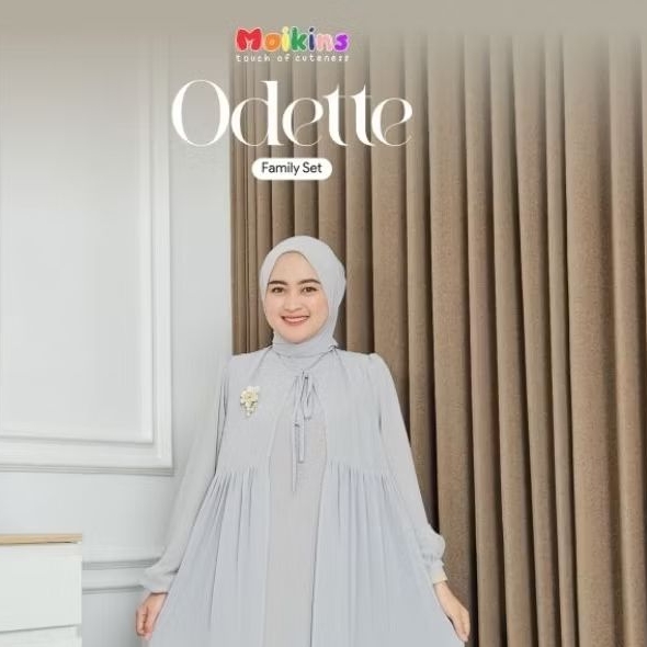 ODETTE PASHMINA & KHIMAR (Mom & Little)