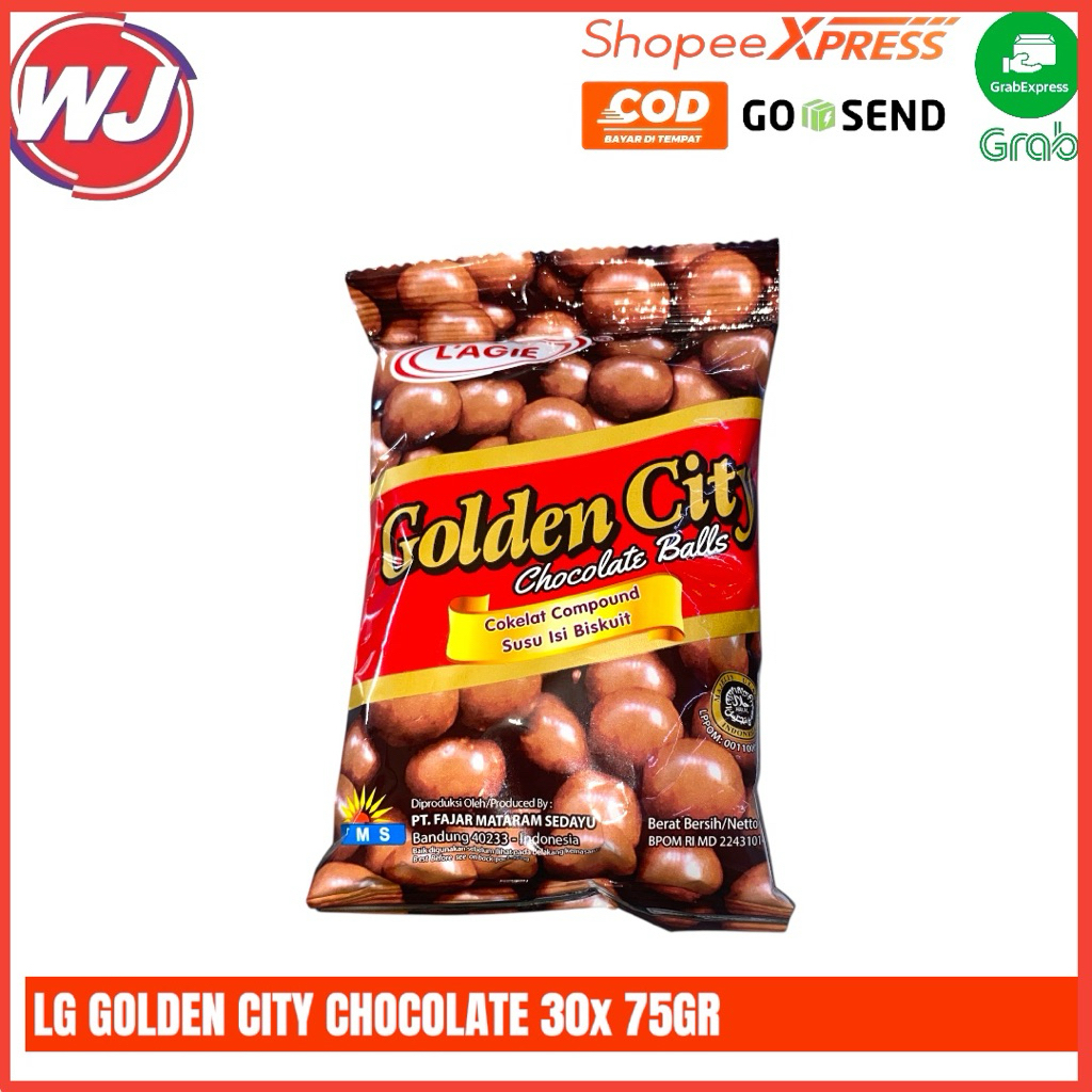 

LG GOLDEN CITY 30x 75GR CHOCOLATE