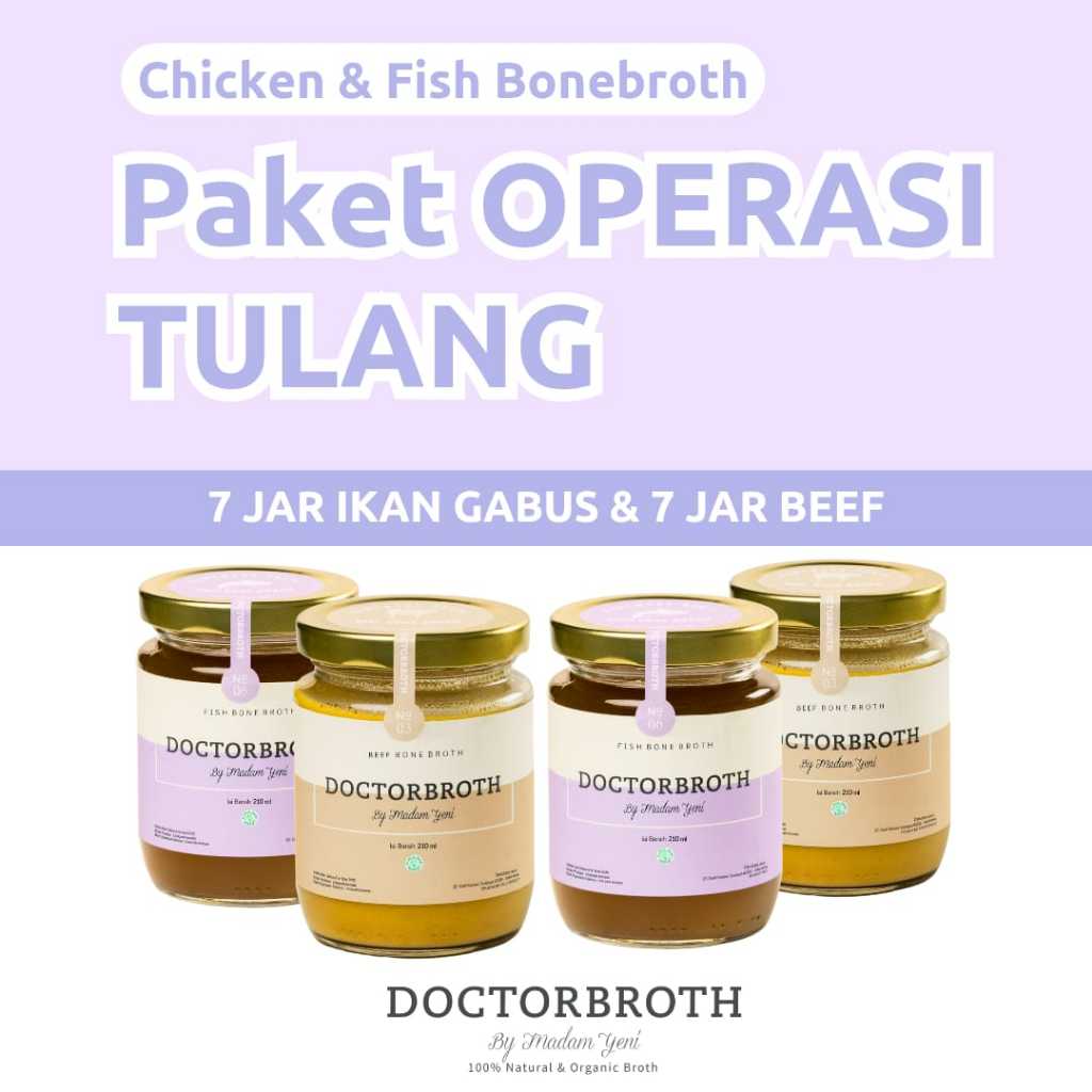 

Paket Operasi Tulang Bone Broth DOCTORBROTH