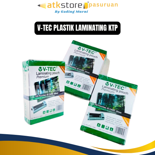 

V Tec Plastik Laminating VT-97 100 250 mic II V tec plastik laminating Pouch ID card KTP 100 250 mic