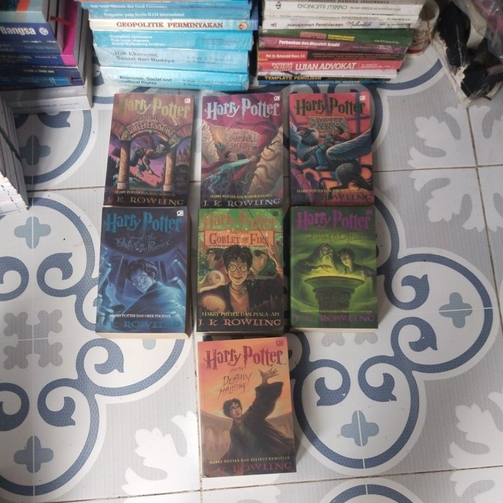 NOVEL HARRY POTTER JILID 1/2/3/4/5/6/7 ORIGINAL ISI BAGUS