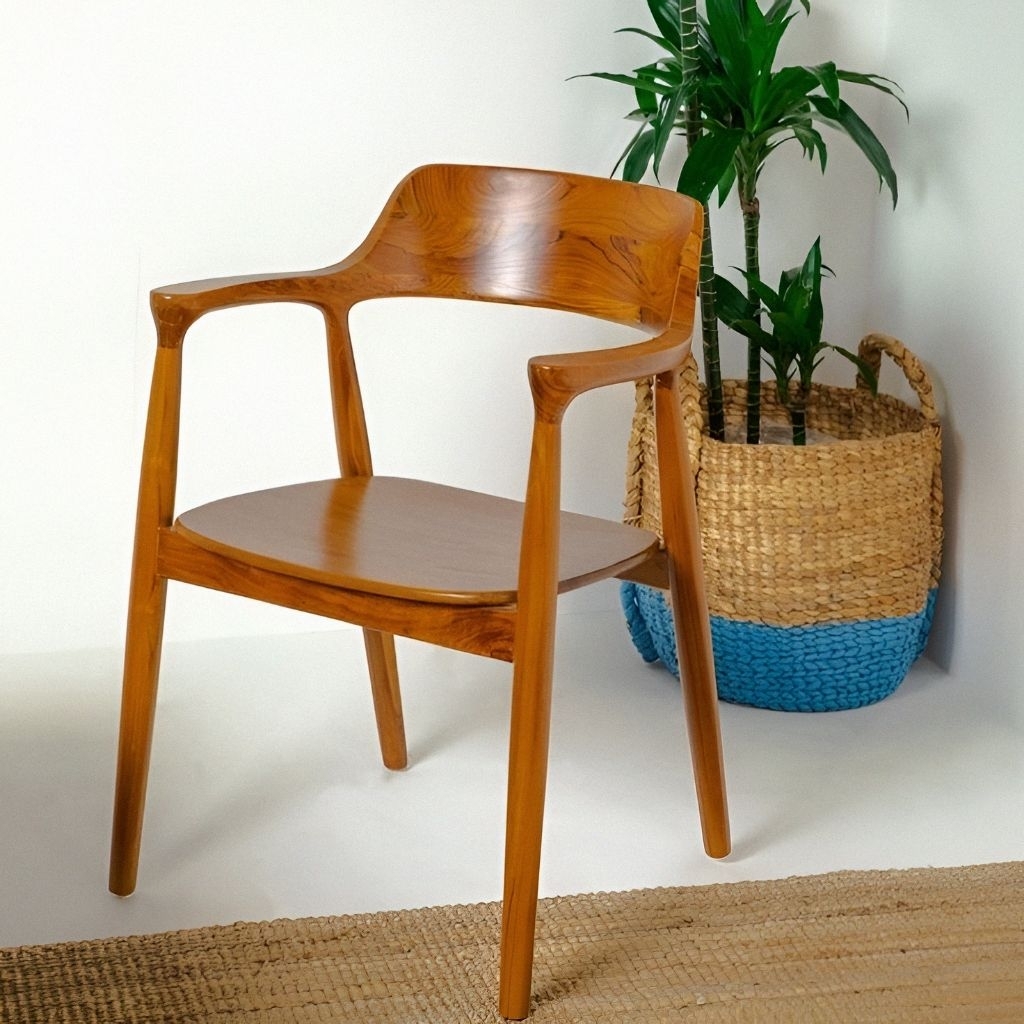 Kursi Hiroshima Jati Kursi Cafe Hiroshima Kursi Makan Hiroshima Kursi Minimalis - Kualitas Bergarans