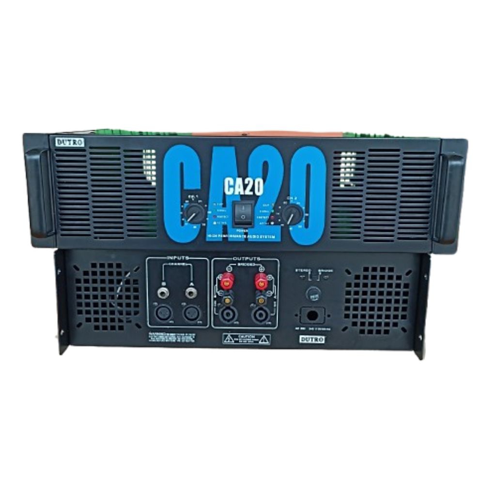 box power amplifier CA-20 fullset box power CA 20 + panel belakang