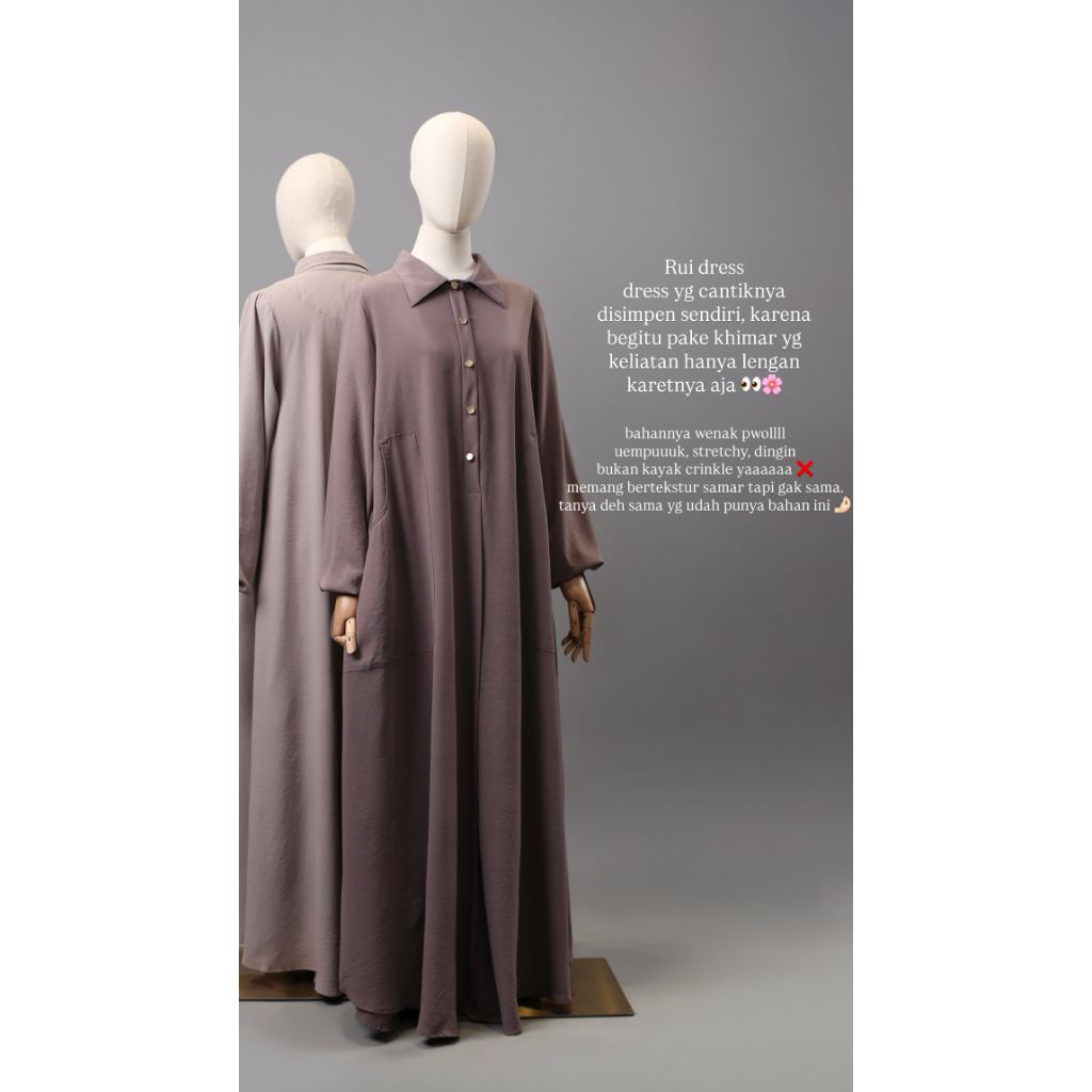 Dress, Khimar & Mukena Akusabira Zaysaku