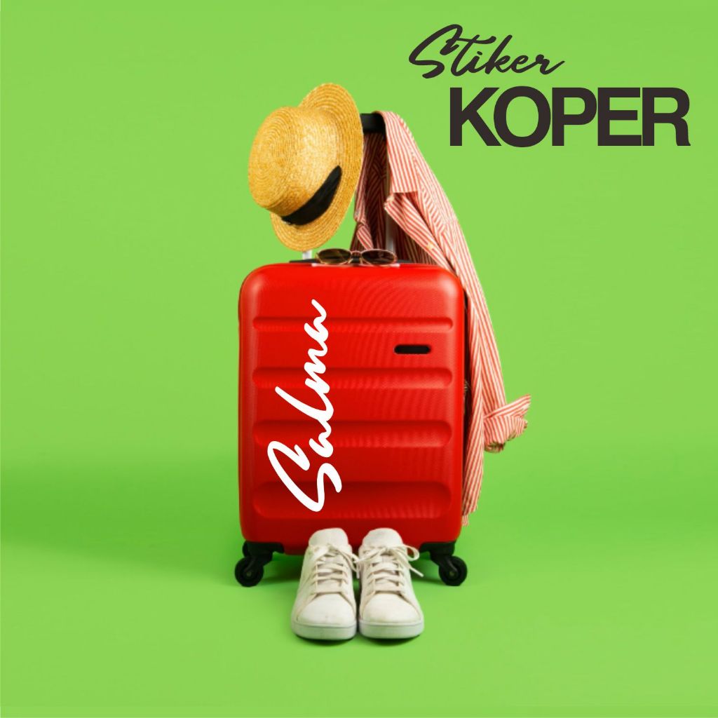 

Cutting Stiker Nama Koper Haji Travel Custom