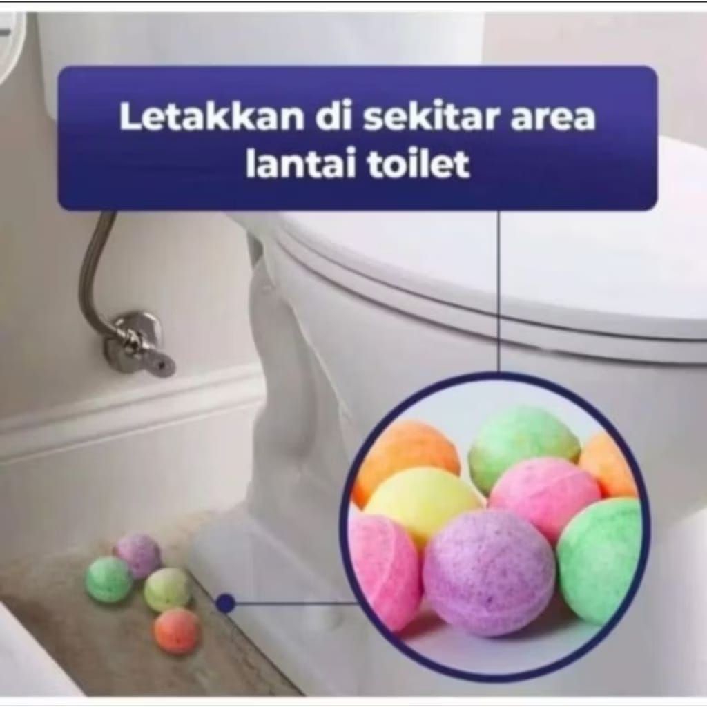 Bola Kamper Warna Warni Kamper Toilet Kapur Barus Toilet Kamper Ball Toilet Bola Warna Warni untuk T