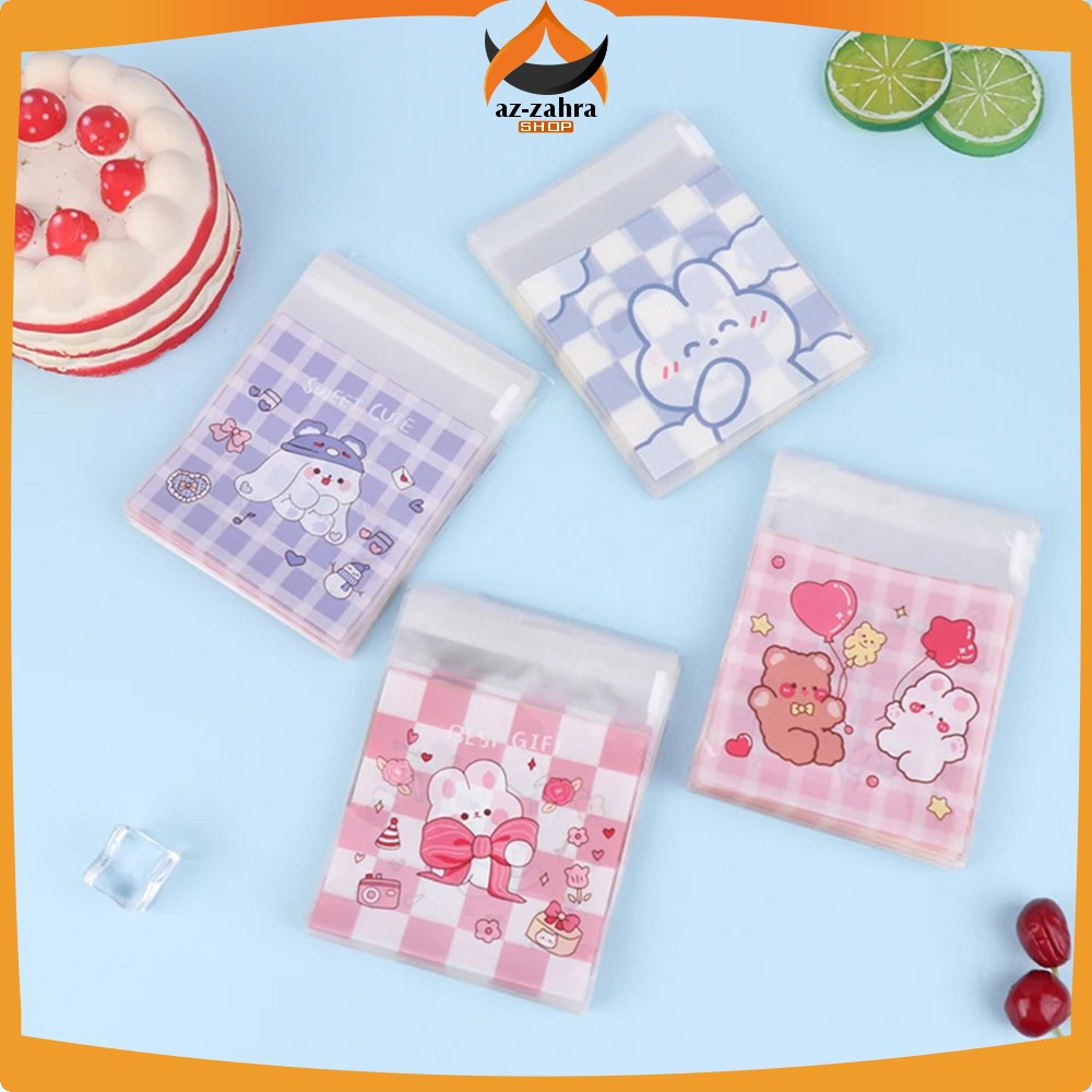 

Pembungkus Coockies 10x10cm 7x7cm Bunny Isi 100pcs / Plastik Bungkus Permen Souvenir / Goddie Bag Plastik Hampers Karakter Az Zahra Shop C1086