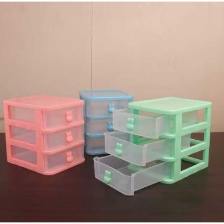 Laci Mini Aksesories - Laci Mini Aesthetic / Laci Mini Container Rabbit Susun 3