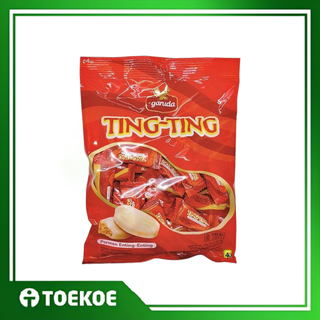 

TOEKOE Permen Kacang Garuda Ting Ting 125gr 50pcs