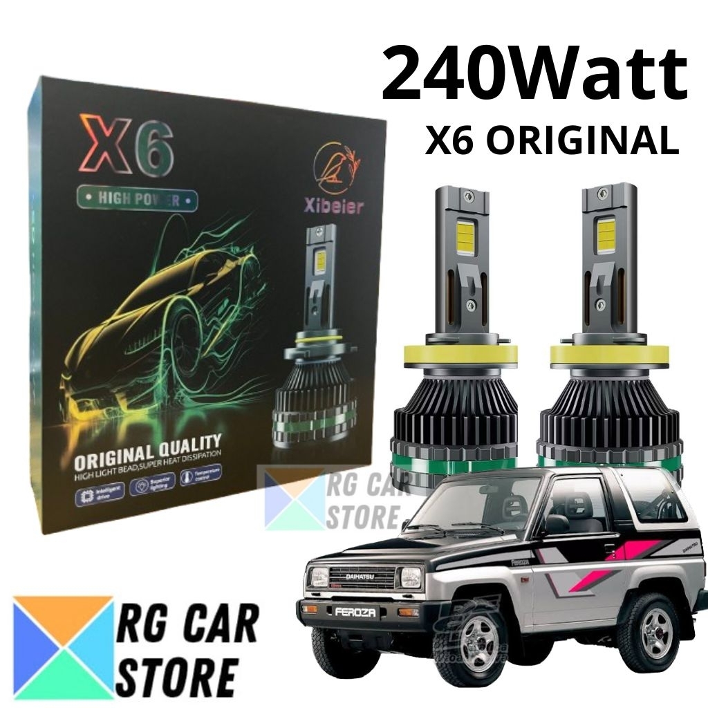 LED Lampu Utama Feroza 240 Watt Autolume X6 PnP Daihatsu Feroza