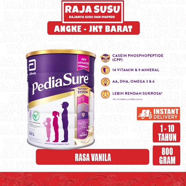 PEDIASURE VANILA 800 GR - RAJA SUSU