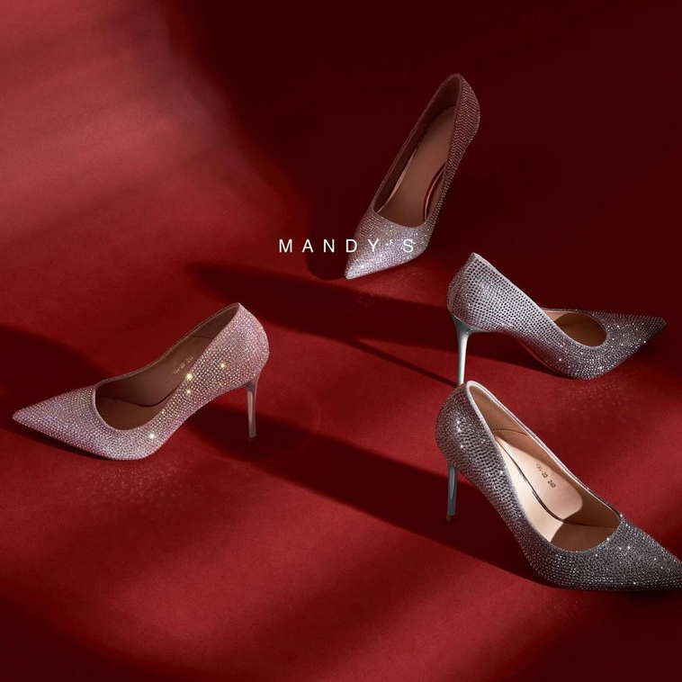 Mandy's Heels 9032 Snow