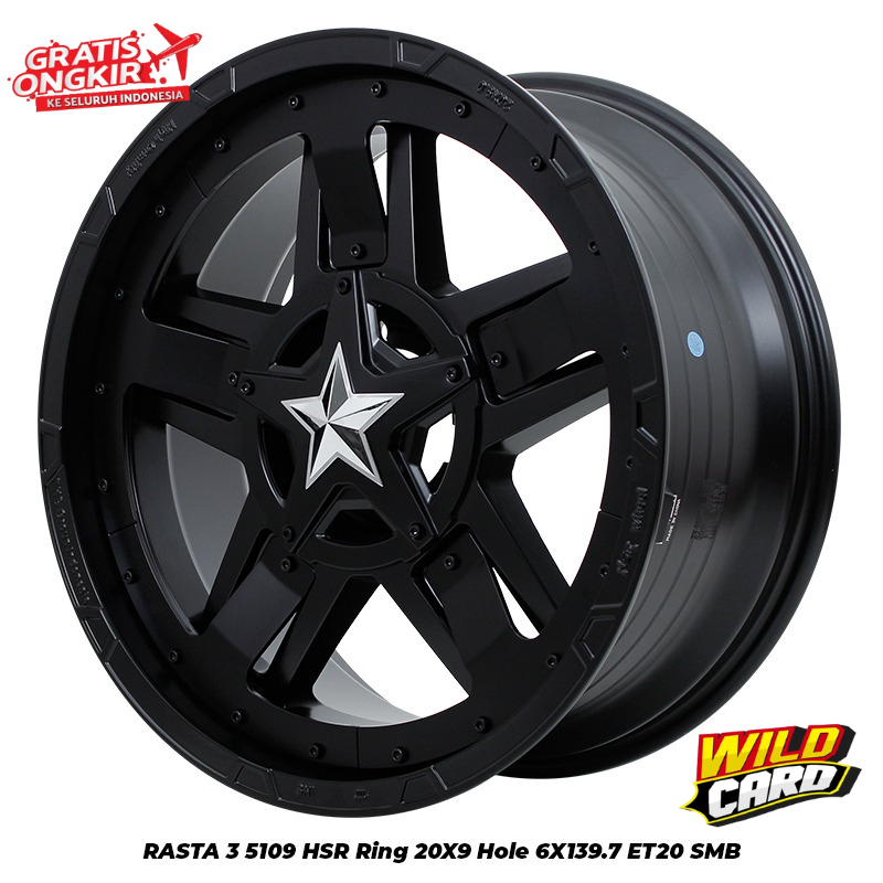 Velg Mobil pajero Fortuner Ford Raptor DLL Tipe HSR RASTA 3 Ring 20