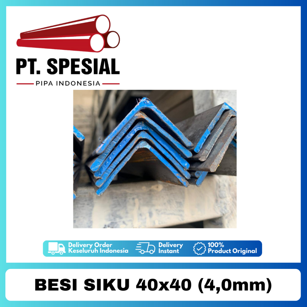 Besi Siku 4x4 / Siku 40x40 Tebal 4.0mm - 05