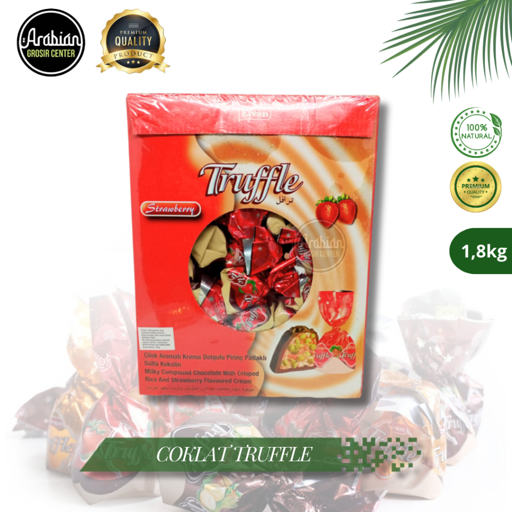 

Coklat Arab Truffle 1,8 Kg Oleh-oleh Haji Umroh 1800gram