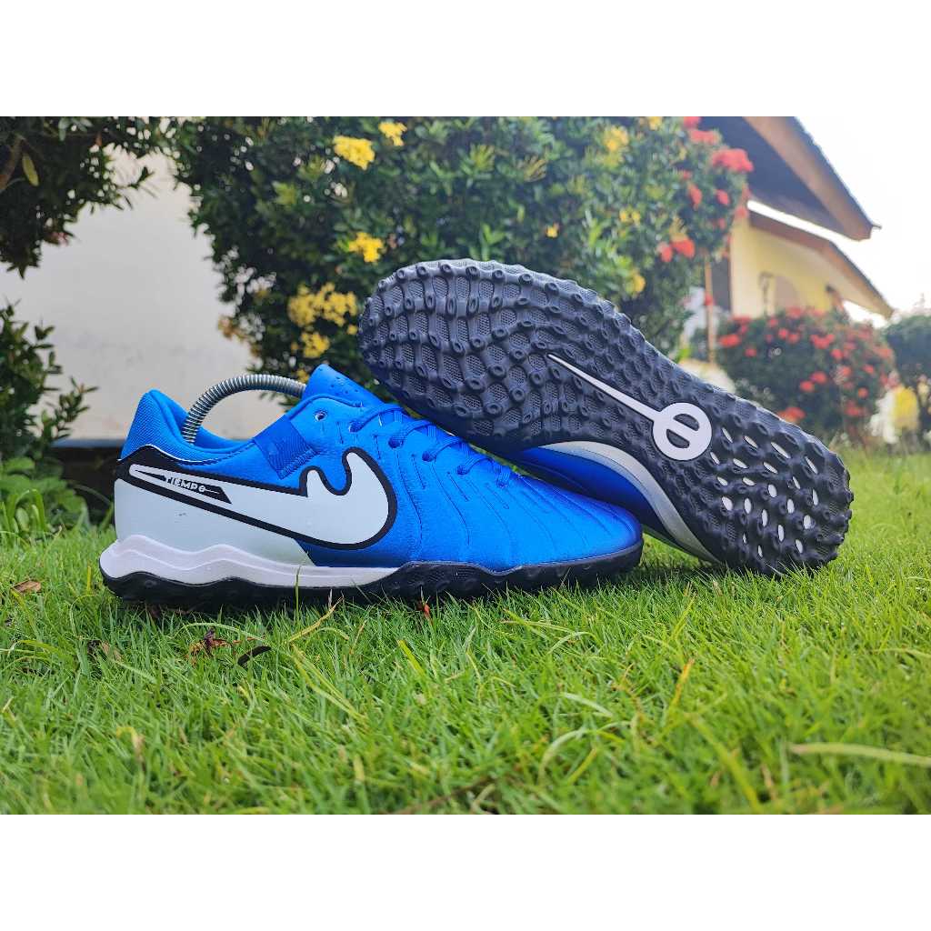 [Best Seller] Sepatu Futsal Tiempo Legend X Pro TF - Soar White turf mini soccer