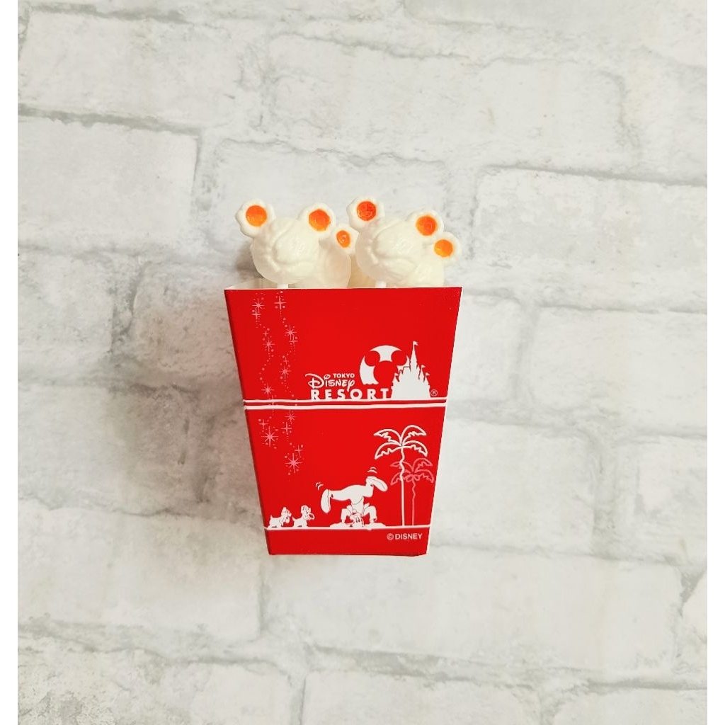 Food Picks Popcorn Mickey Tusben TDR Japan