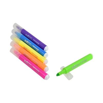 

Spidol Penanda Catatan Highlighter Sekolah Isi 6 Pcs Aneka Warna WEO ODI AZ0086