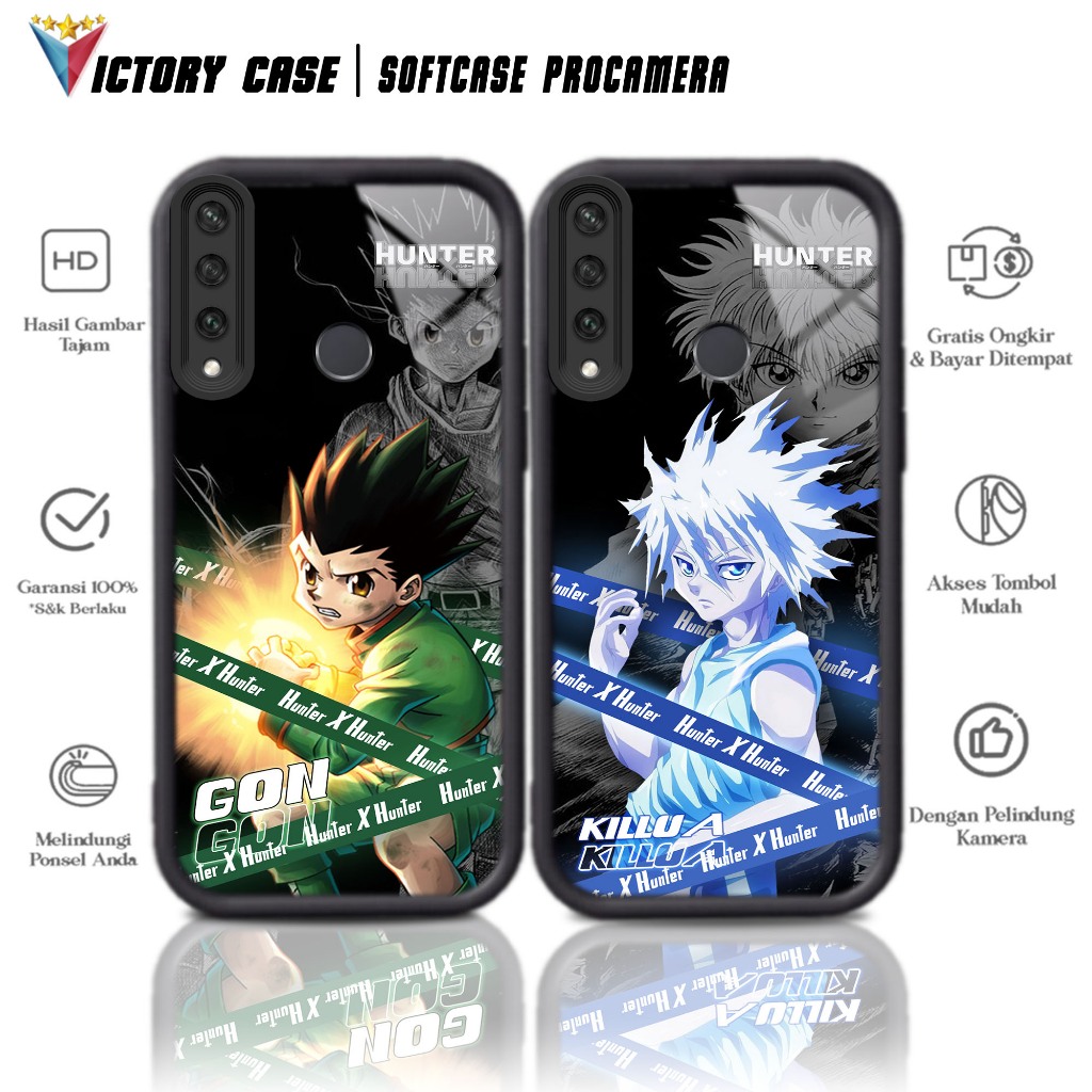 Case Premium Compatible For HUAWEI Y6P 2020 Motif HUNTER Casing Softcase Glossy Anti Jamur