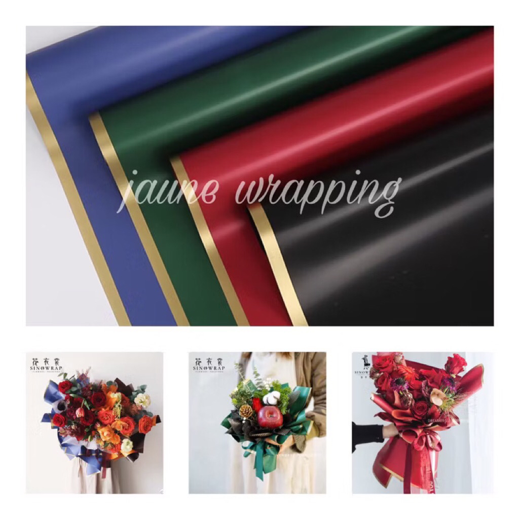 

[1PAK/20LEMBAR] JCA Kertas Buket Bunga / Flower Wrapping Paper Cellophane