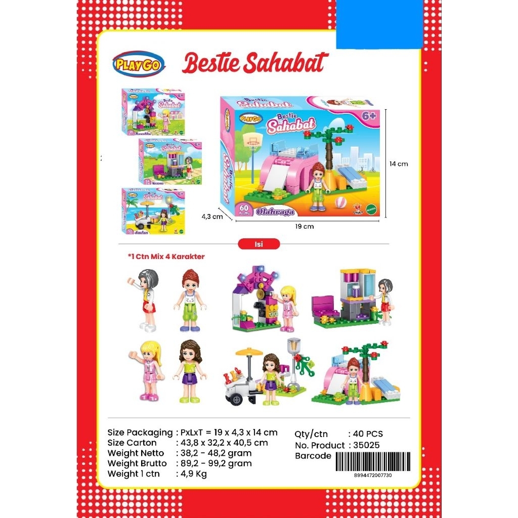 Playgo Bestie Sahabat 35025
