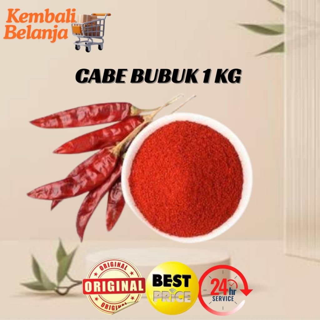 

Cabe Bubuk Asli Pedaass 1 Kg