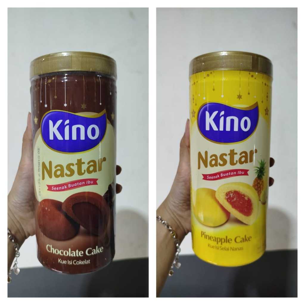 

KINO Nastar Selai Nanas & Coklat Kemasan Toples Isi 20Pcs