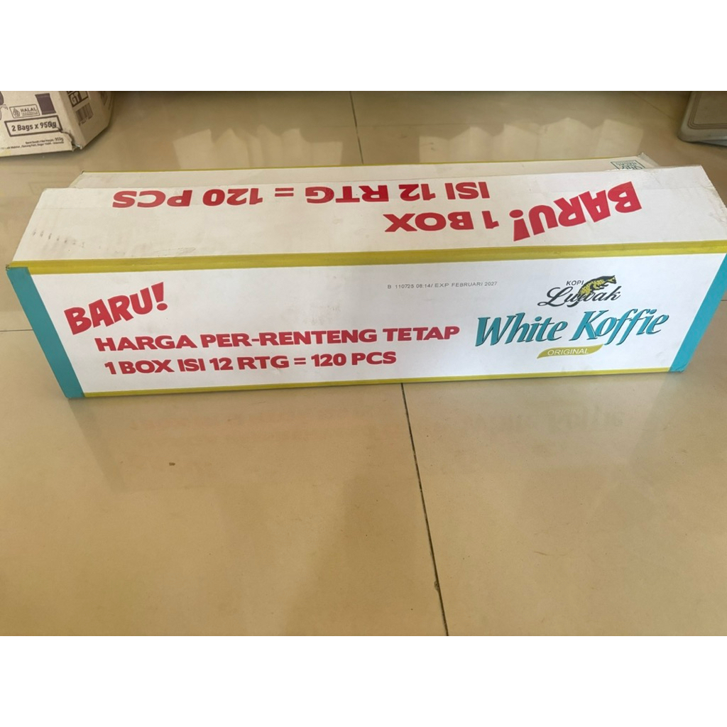 

Luwak White Koffie Original 10x20gr - Karton
