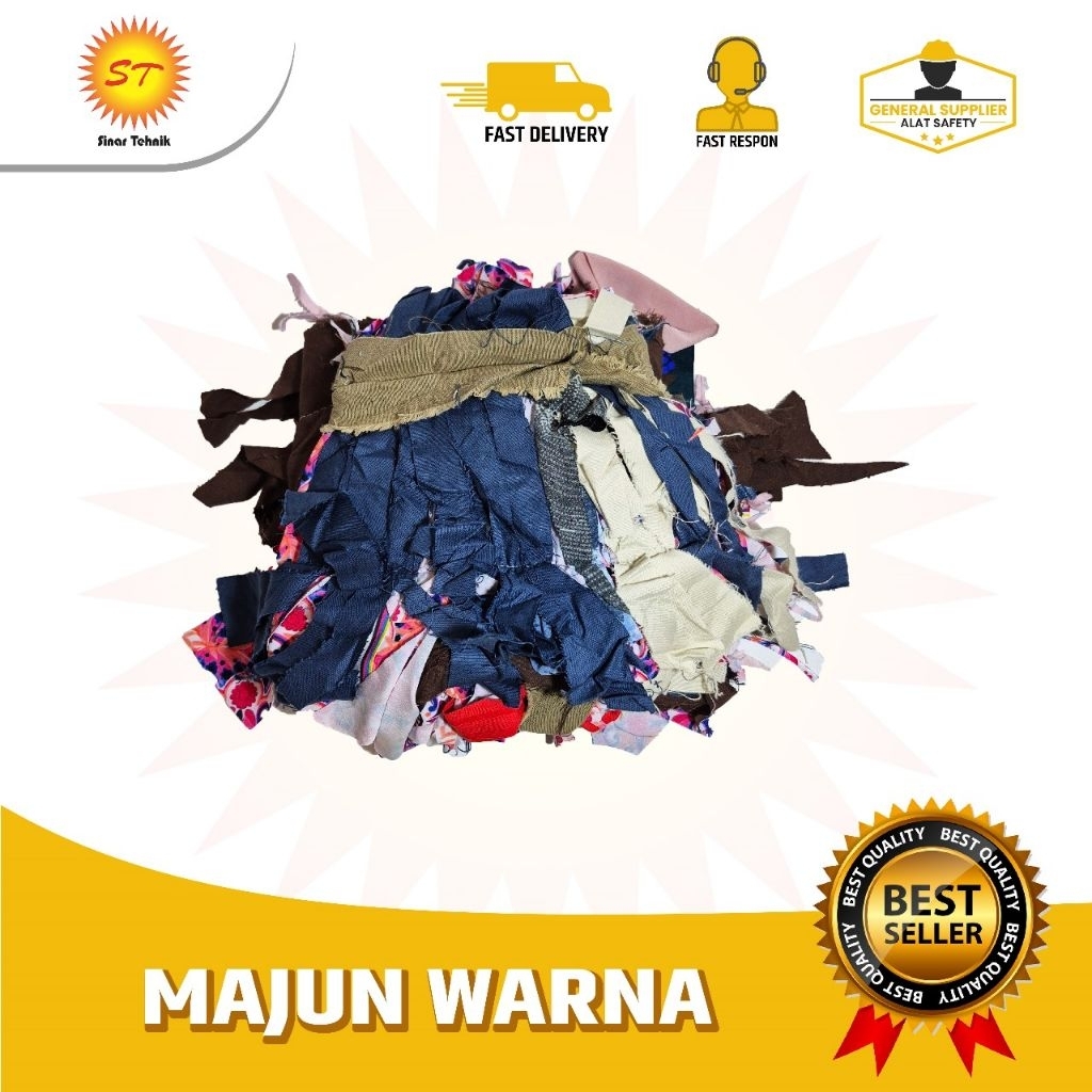 Majun Warna Tumpuk / Majun Jait Tumpuk Warna