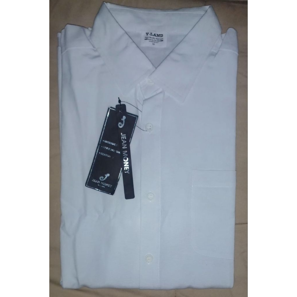 Kemeja branded Y-Land 100% baru warna putih