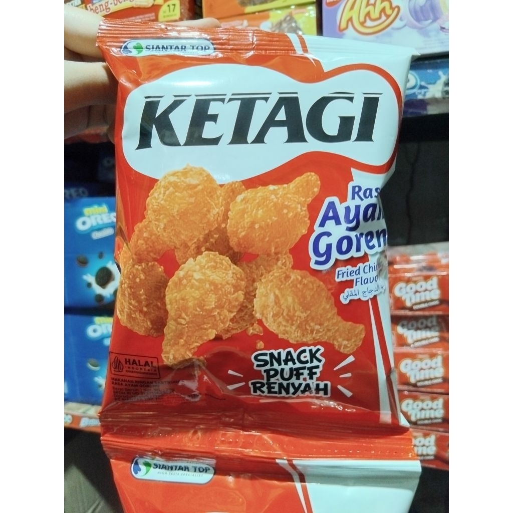 

Ketagi Snack Puff Renyah Rasa Ayam Goreng (isi 10)