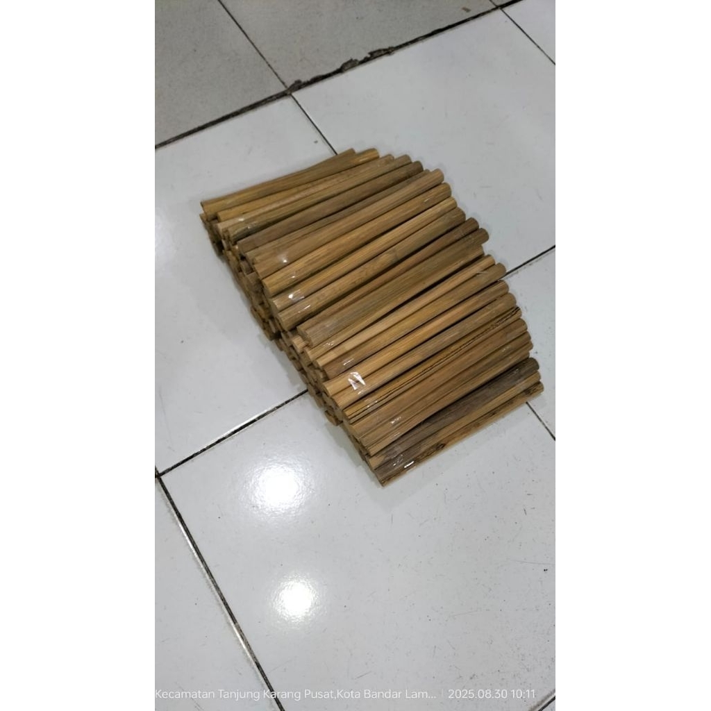 (1 pasang / 2 buah) Pemukul / stik cetik / gamolan lampung.